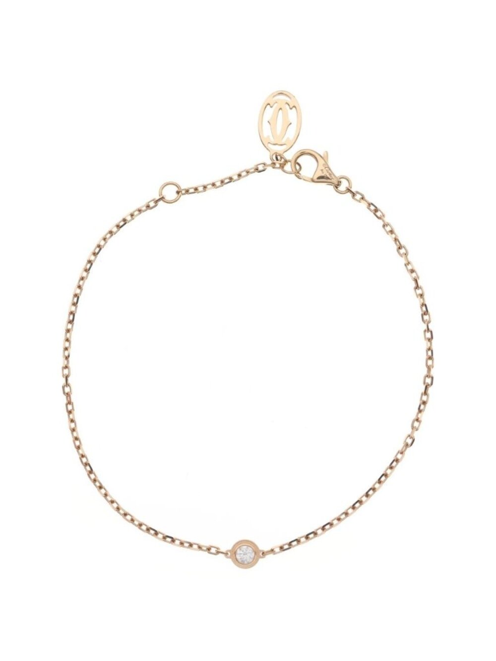 Cartier D'amour SM Diamond Bracelet Pink Gold